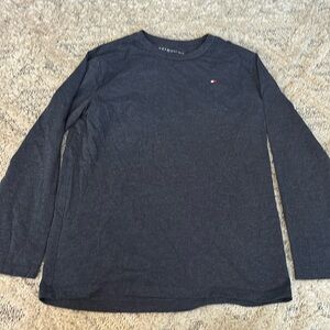 Tommy Hilfiger Large (16-18) Long sleeve blue shirt- soft and comfortable